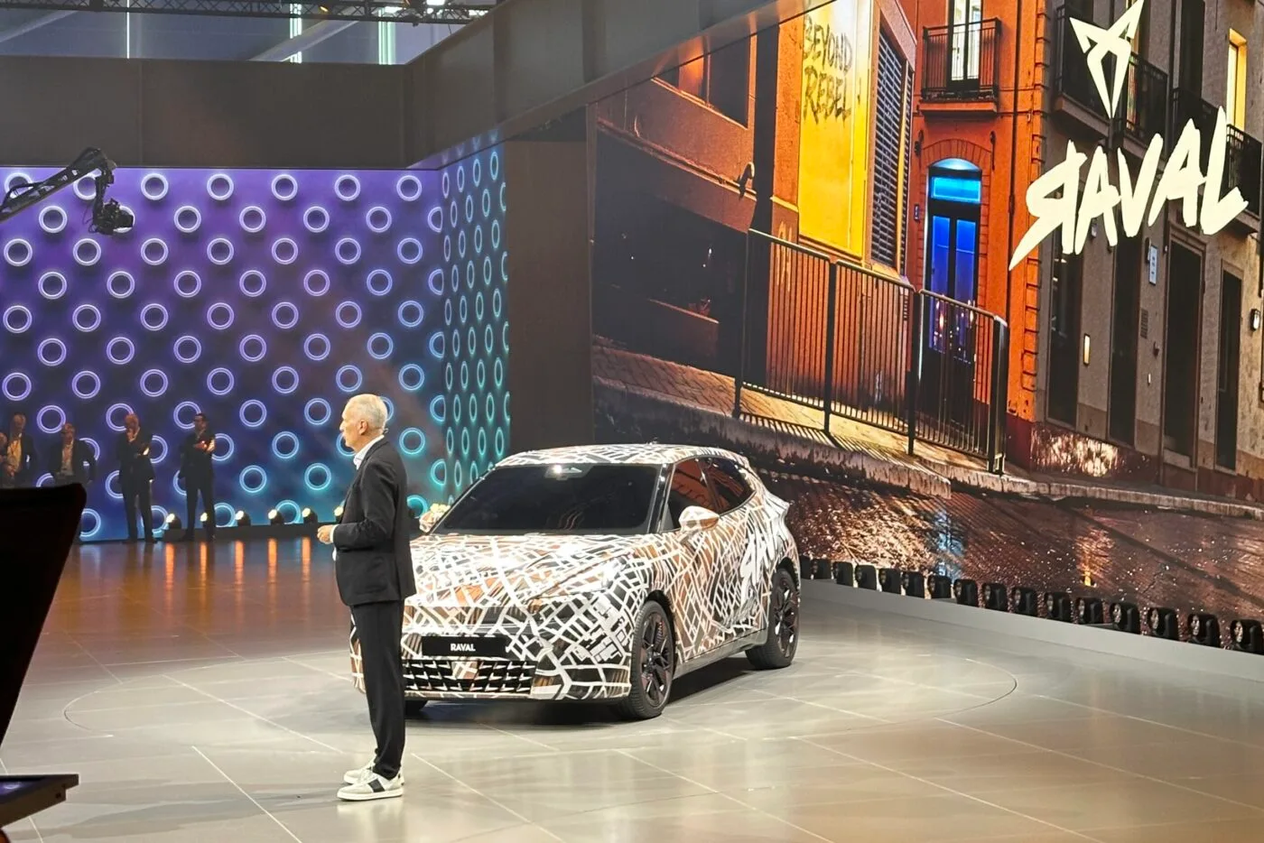Stand automotive IAA Mobility Monaco — large scale double level exhibition stand